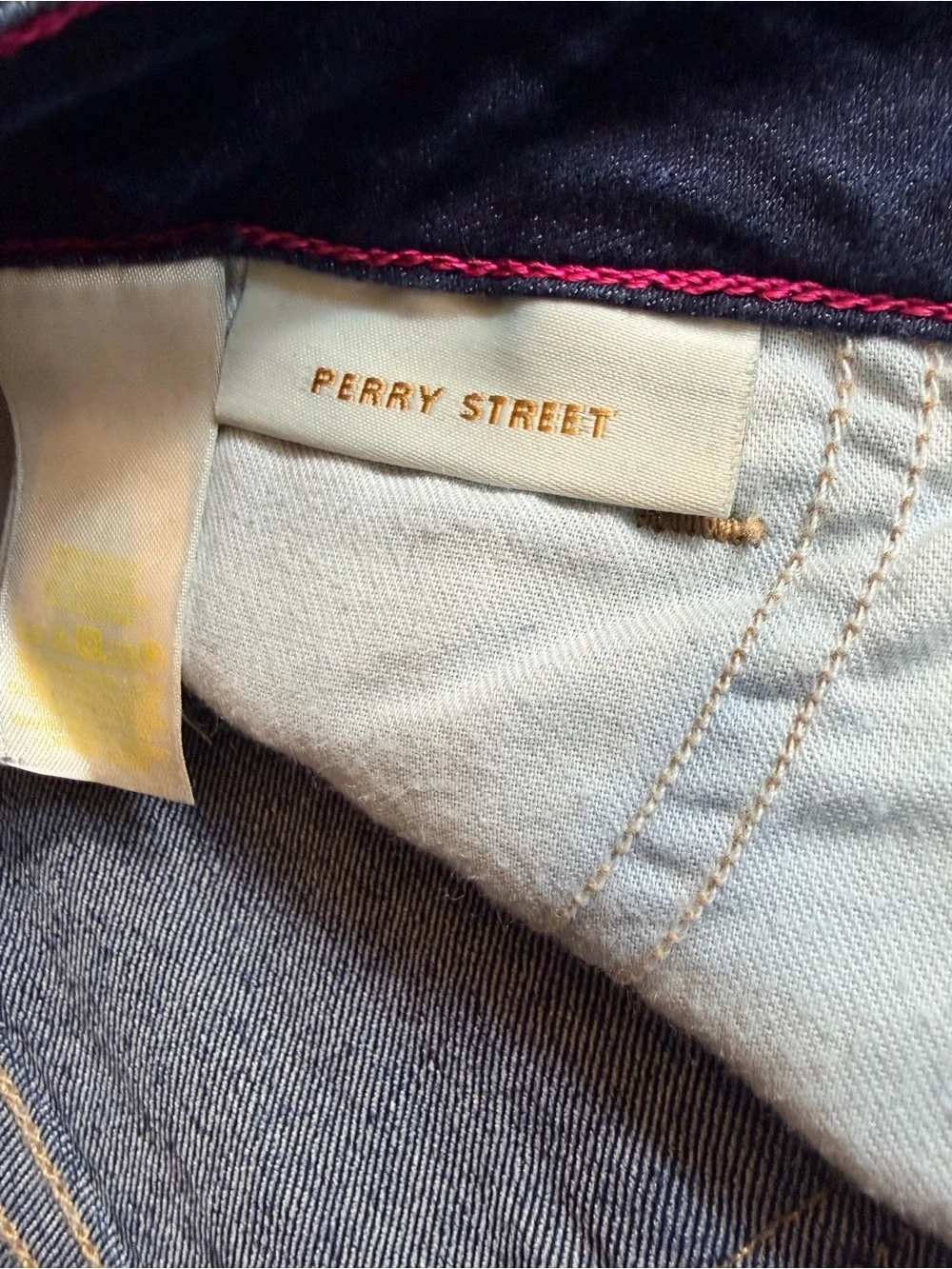 kate spade Dark Blue Skinny Jeans with Gold-Tone Button size 26
